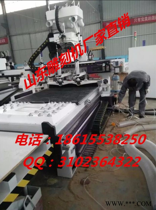 同成数控石材雕刻机1325三工序自动下料，自动换刀，自动排版服务周到 _济南同成数控 橱柜门雕刻机 移门雕刻机图7