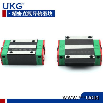 雕刻机滑块直线导轨方轨 HGH20HGW2530CA带法兰CC 雕刻机配件滑块 防尘 顺滑阻力小 台湾上银图6
