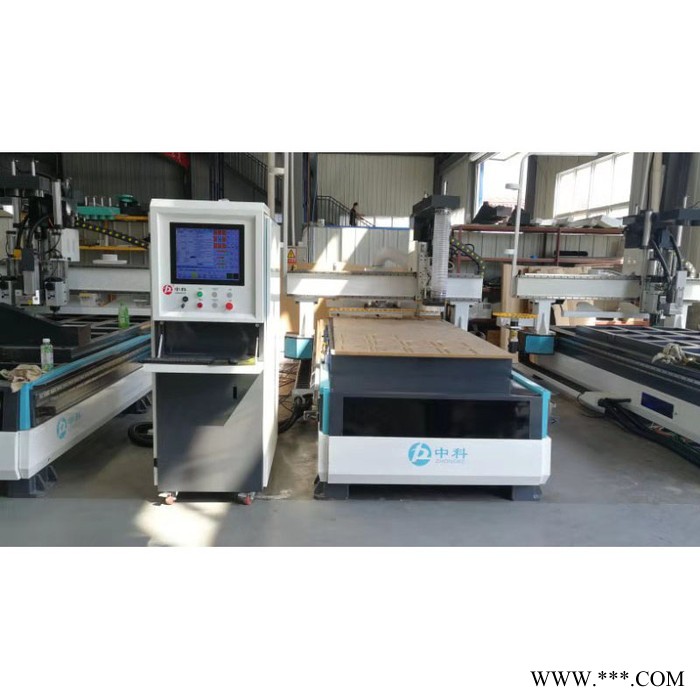 济南雕刻机厂家 中科数控 板式开料机 家具下料机 加工中心 门板加工中心图5