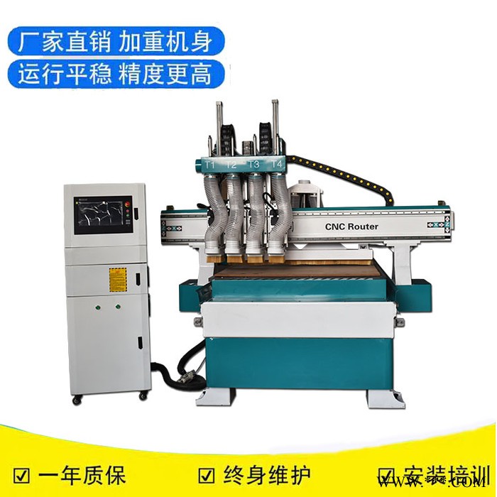 1325数控四工序开料机 数控开料机知名品牌 橱柜衣柜木门雕刻机图2
