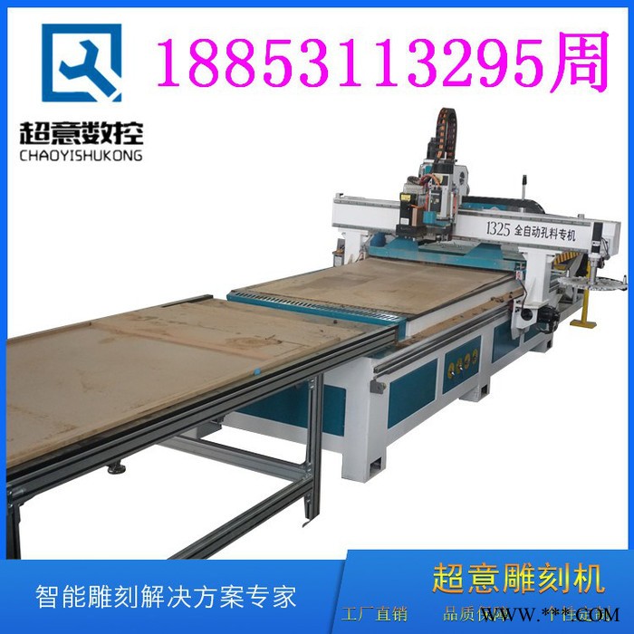 供应江苏省苏州市供应超意三工序木工雕刻机双工位三工序开料机适用于板式家具橱柜门板图3