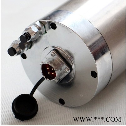 雕刻机前程主轴电机 4.5KW4轴承100mm 水冷电主轴 木工雕刻机配件图4