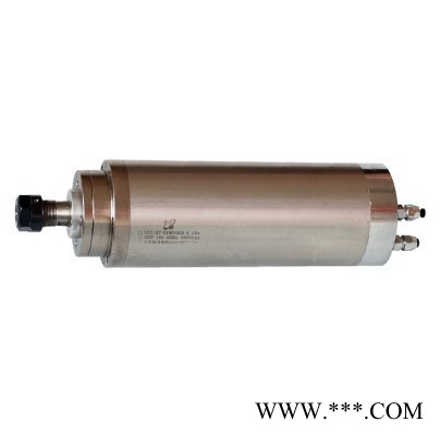 雕刻机前程主轴电机 4.5KW4轴承100mm 水冷电主轴 木工雕刻机配件图2
