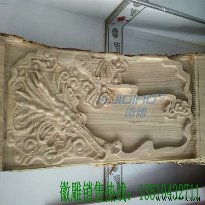 惠州徽雕**橱柜门工艺窗衣柜门板式家具1325三工序木工雕刻机图7