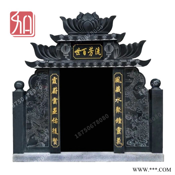 福建大型家族墓碑 木箱包装 墓碑大理石雕刻机价格图3