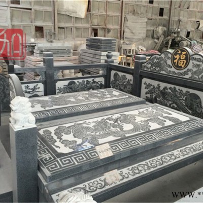 福建大型家族墓碑 木箱包装 墓碑大理石雕刻机价格