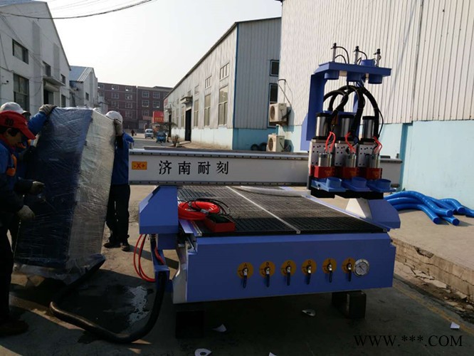 广东木工雕刻机1325板式家具生产线橱柜门多工序数控开料机价格图3