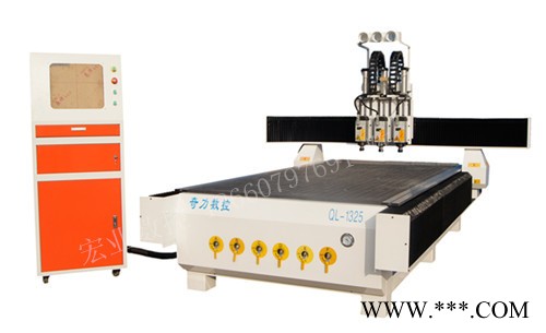 QL-1325三工序气动换刀木工雕刻机重型三轴防尘图1