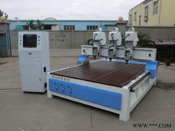 【欣鑫数控】供应 HX-1825KS-T3独立三主轴木工雕刻机 价格电议图3