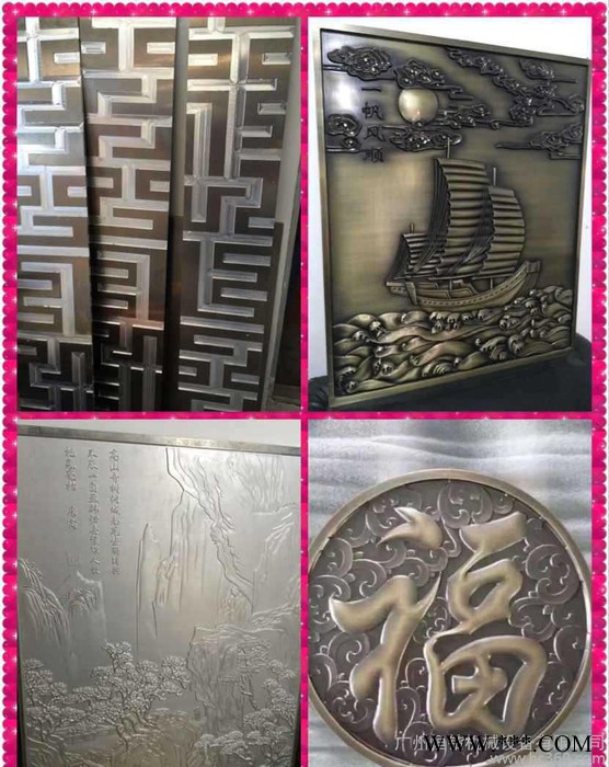 佛山铝板雕刻机 壁画屏风雕刻机 数控铝板雕刻机 恒钻雕刻机图3
