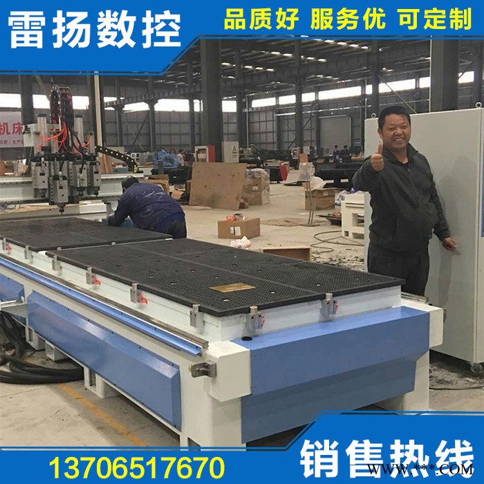 专业双台面实木家具雕刻机  双工序雕刻机 数控实木门雕刻机图1