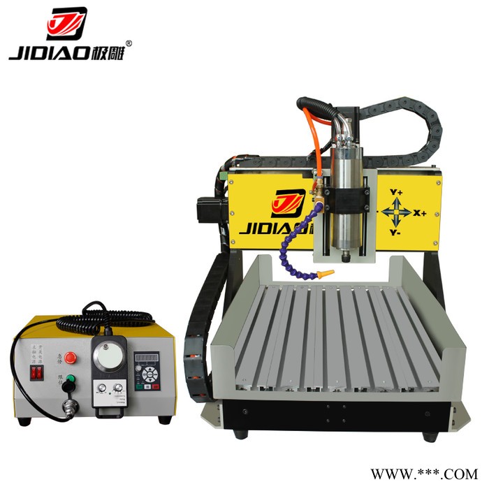 富沃3020 1.5KW 三轴 小型数控雕刻机平面自动雕刻工艺品CNC加工步进雕刻机图2