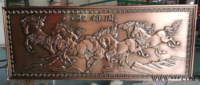 拓尖 雕刻机 高速铜铝板门花壁画屏风雕刻机 金属雕刻机图7