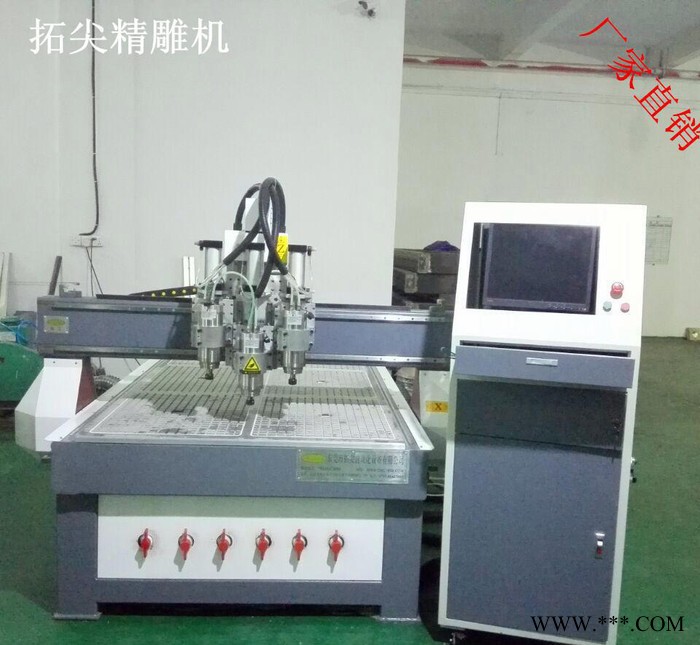 东莞三工序木工雕刻机 木门橱柜门换刀雕刻机 多头浮雕雕刻机图2