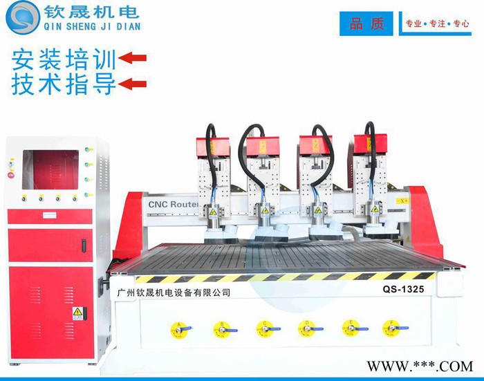 /四头独立棺材雕刻机/重型木工雕刻机/仿古家具雕花机图2