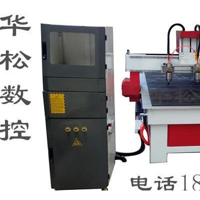 华松数控 浮雕雕刻机 一拖三多头浮雕机 欧式红木家具雕刻机