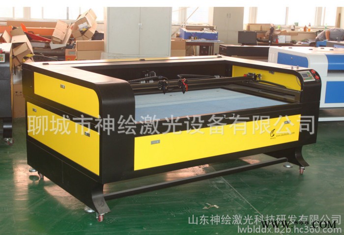 山东神绘激光SH-1610激光下料裁床机激光雕刻机汽车坐垫图4