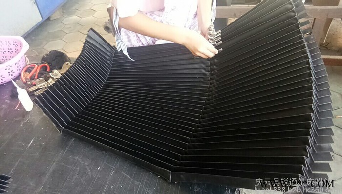 直销激光切割机光路防护罩 导轨风琴防护罩 定制激光切割机防护罩