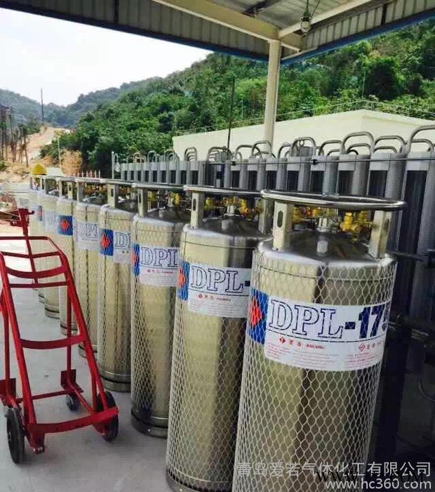 长期出售水产运输用175L-1.4MPA液氧杜瓦罐 低温绝热气瓶 激光切割机用气瓶图3