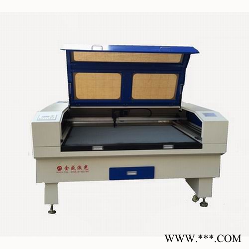 供应 JS-1610T双激光头布料贴补绣花激光切割机图4