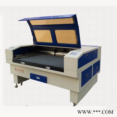 供应 JS-1610T双激光头布料贴补绣花激光切割机图5