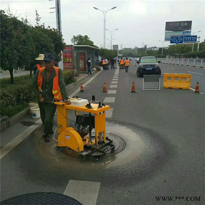 济宁鑫宏XH120圆形井盖切割机 沥青圆形切割机 水泥圆形切割机图2