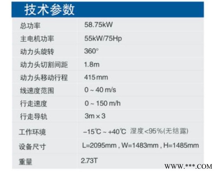 中旺ZW-SJQG-75KW 矿山高速路常用矿用岩石切割机大理石切割机混凝土矿用切割机行走切割机图5