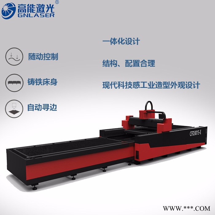高能激光 双工平台，半罩式金属激光切割机 东北激光切割机图2
