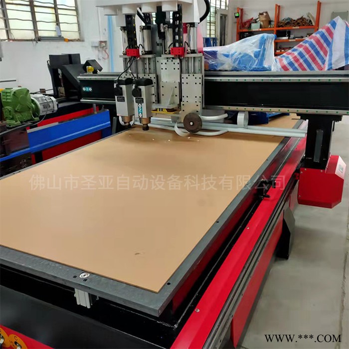 圣亚 复合风管防火风管开料切割机 四工序开料机厂家定制 耐火风管开料切割机 复合风管开料切割机图6