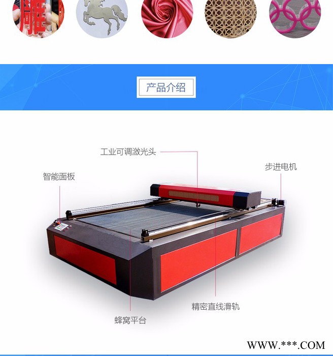 光绘激光雕刻机1325板材、皮革布料亚克力水晶密度板PVC等非金属切割品质保证服务保障厂家定制图5
