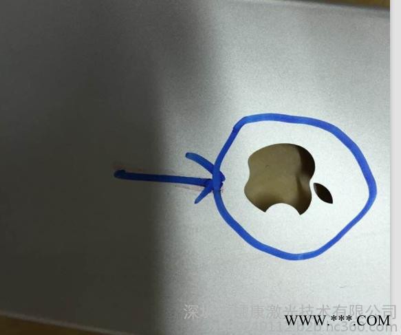 苹果LOGO激光切割机图5