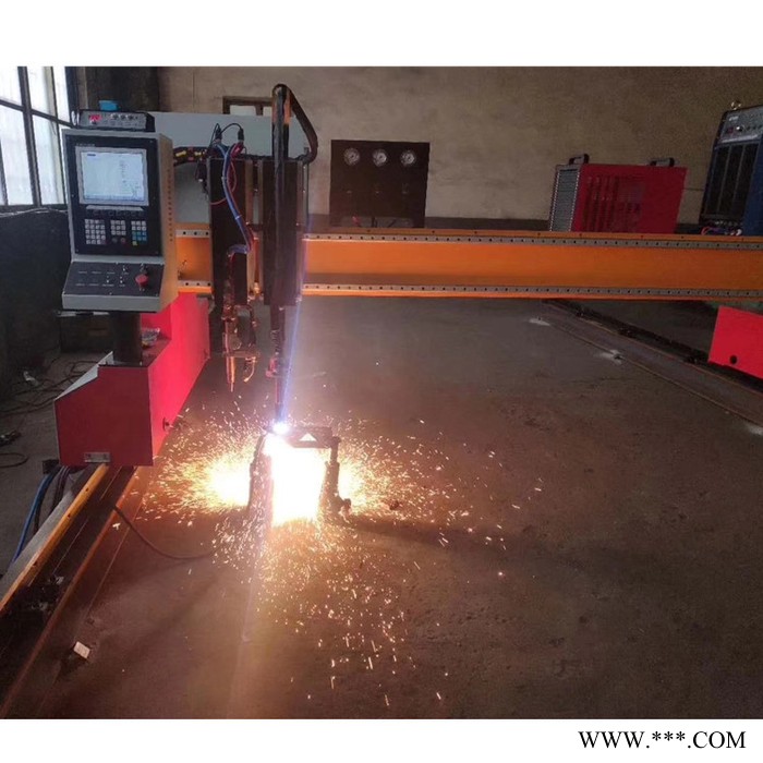 弘中数控HZ4080 工业钢板龙门火焰切割机 数控等离子火焰两用切割机定制生产图3