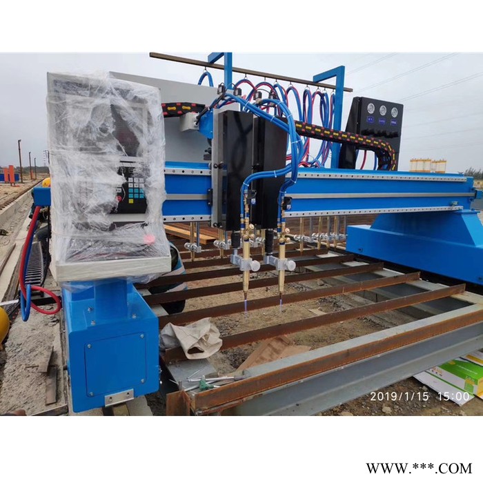 弘中数控HZ4080 工业钢板龙门火焰切割机 数控等离子火焰两用切割机定制生产图7