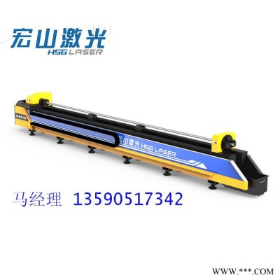 宏山激光M3015B-F60 1000w板管一体激光切割机 方管圆管激光切割机 山东激光**