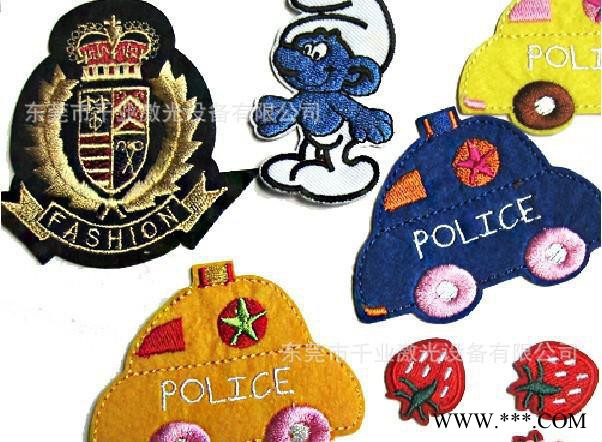 服装商标袖章专用激光设备 CCD自动识别激光切割机 价格图2