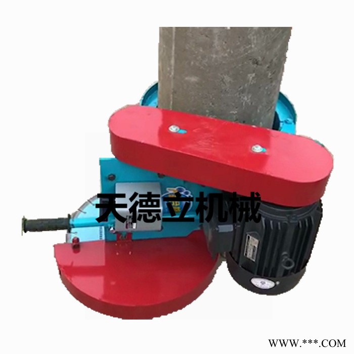 天德立电动卡箍式切桩机 固定式空心桩切割机 抱箍式混凝土锯桩机图2
