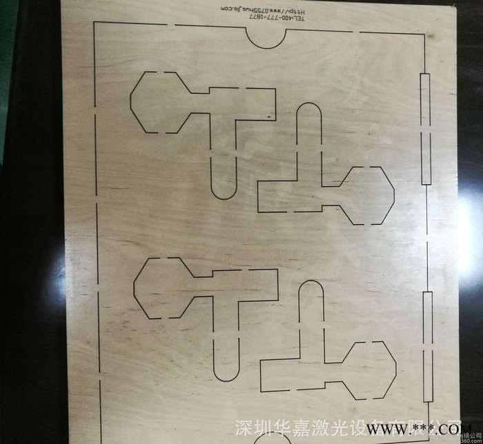 供应华嘉激光600瓦单头木板刀模激光切割机图5