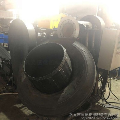 厂家供应 废旧轮胎切割机 橡胶轮胎切块机 废旧轮胎处理成套设备批发