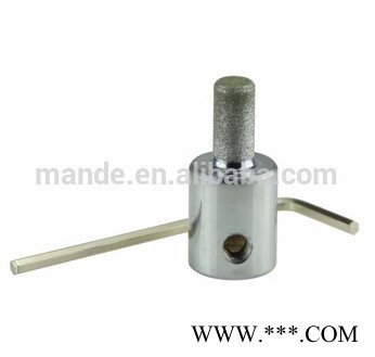 曼德MGBK14 金刚石工具 五金配件砂轮美甲磨头铝材切割机 磨头小磨轮玻璃陶瓷镀铬 金刚石磨头 便携式磨台图3