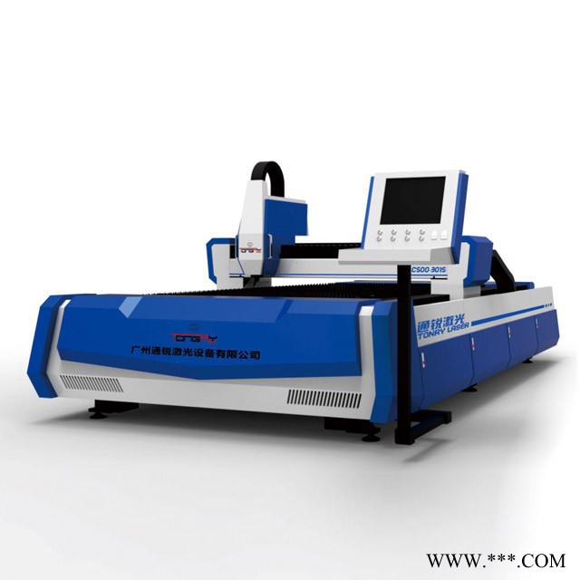 国内激光切割机报价 通锐激光 TR800W-3015光纤激光切管机采用龙门式双驱双控和齿轮齿条传动图3