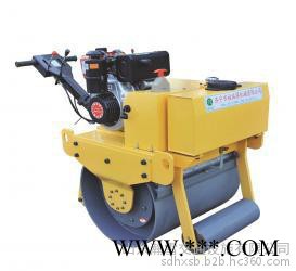 路面切割机 山东瀚雪wcb600 1.0挖掘机手扶双轮汽油压路机图3