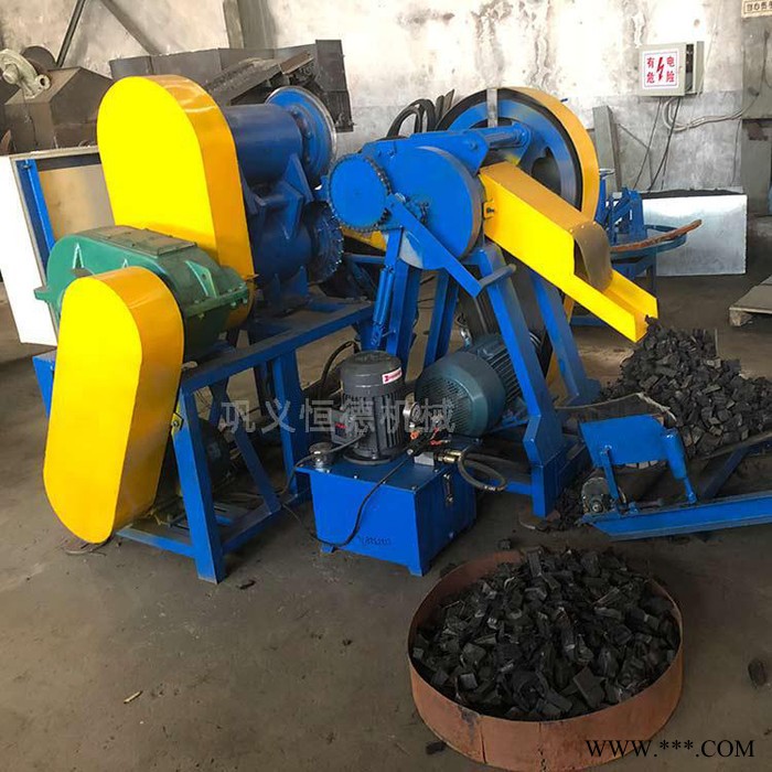 恒德610大型橡胶粉碎机  多功能垫胎颗粒粉碎机厂家  杂胶磨粉机设备厂 旧轮胎切割机图2