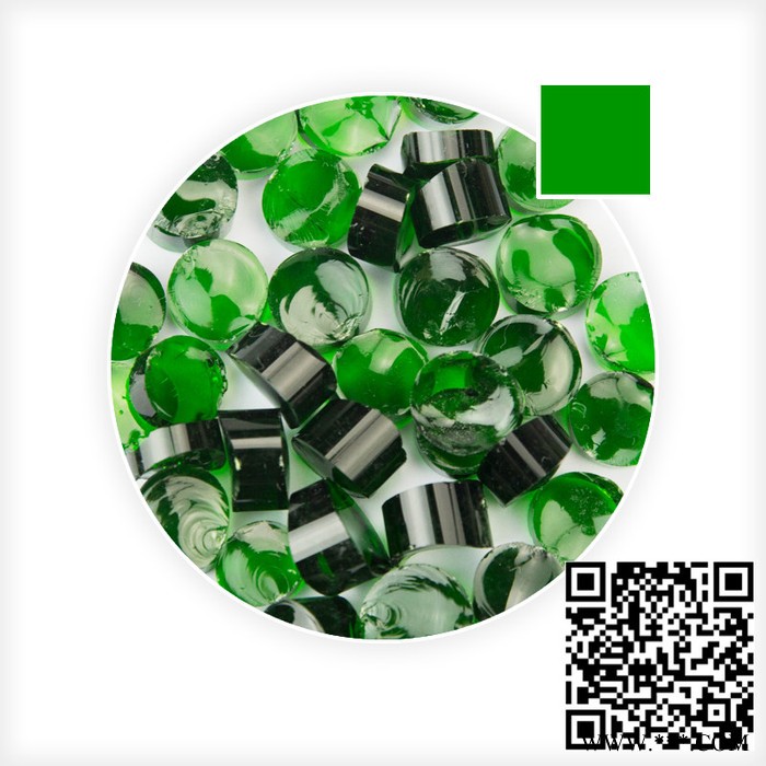 曼德1707008-11DIY工具 切割机飞研自动化50克/袋艺术玻璃琉璃透明绿热熔块创意diy饰品图8
