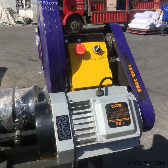 衡水达因 钢筋套丝滚丝设备 钢筋滚丝机厂家 带切割机滚丝机7.5KW 厂家裸价出售图2