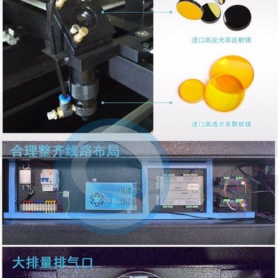 广东直销/1610双头激光切割机/服装下料机/箱包鞋面皮革切割/激光烧花机/亚克力广告雕刻机