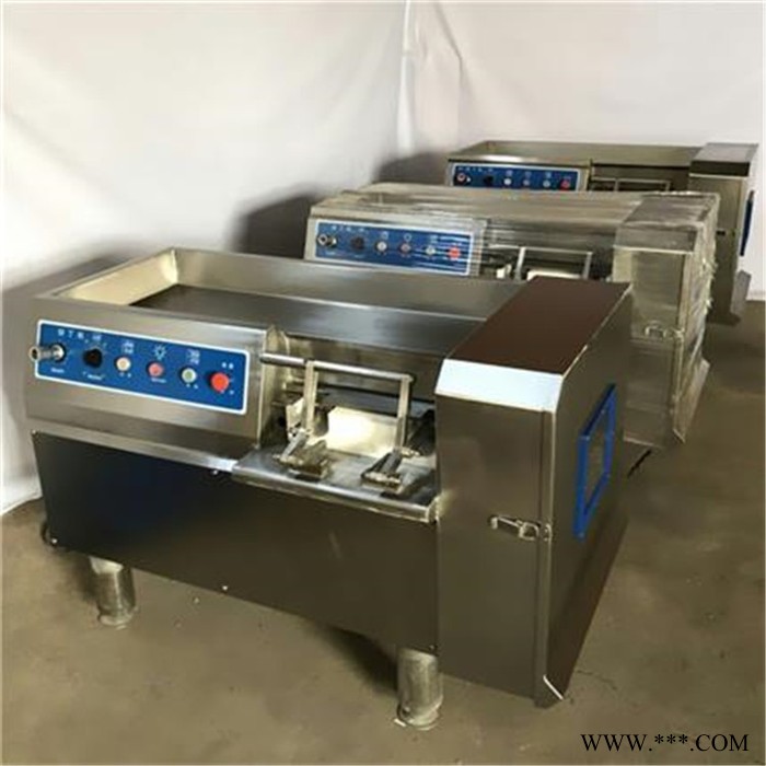 景翔牌QD-350型切肉丁机 鸡胸肉切片机 微冻肉切丁机器 牛肉粒切割机图3