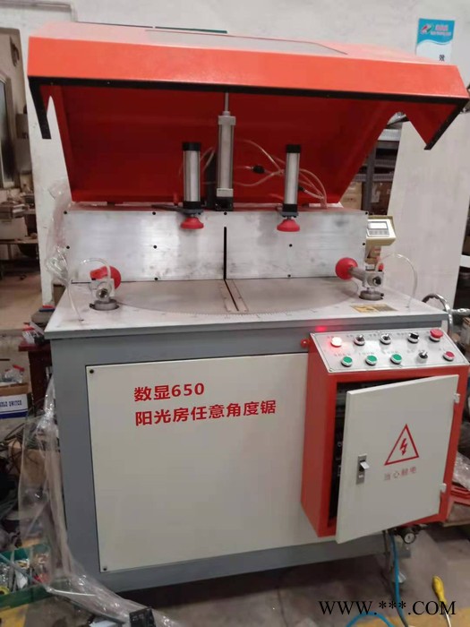 江泓HJ650 铝材任意角度锯 阳光房铝型材切割机 重型多角度锯 立锯图4