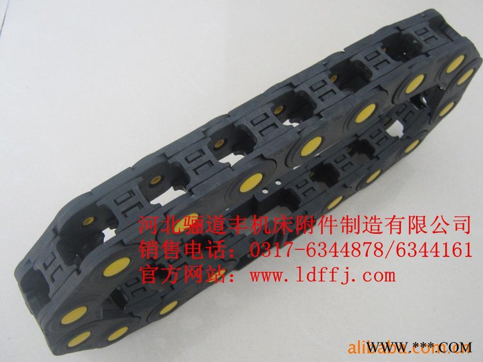 激光切割机专用塑料拖链 25*25穿线拖链 电缆工程塑料拖链  机床拖链  桥式封闭图3