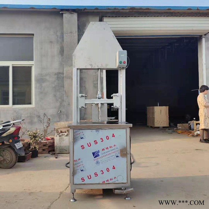 利顺 LS-PBJ羊头切块机 畜头劈半机 立式羊头切半设备 母猪头切割机器图7