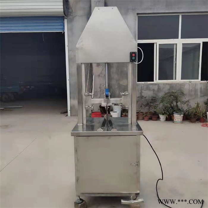 利顺 LS-PBJ羊头切块机 畜头劈半机 立式羊头切半设备 母猪头切割机器图8